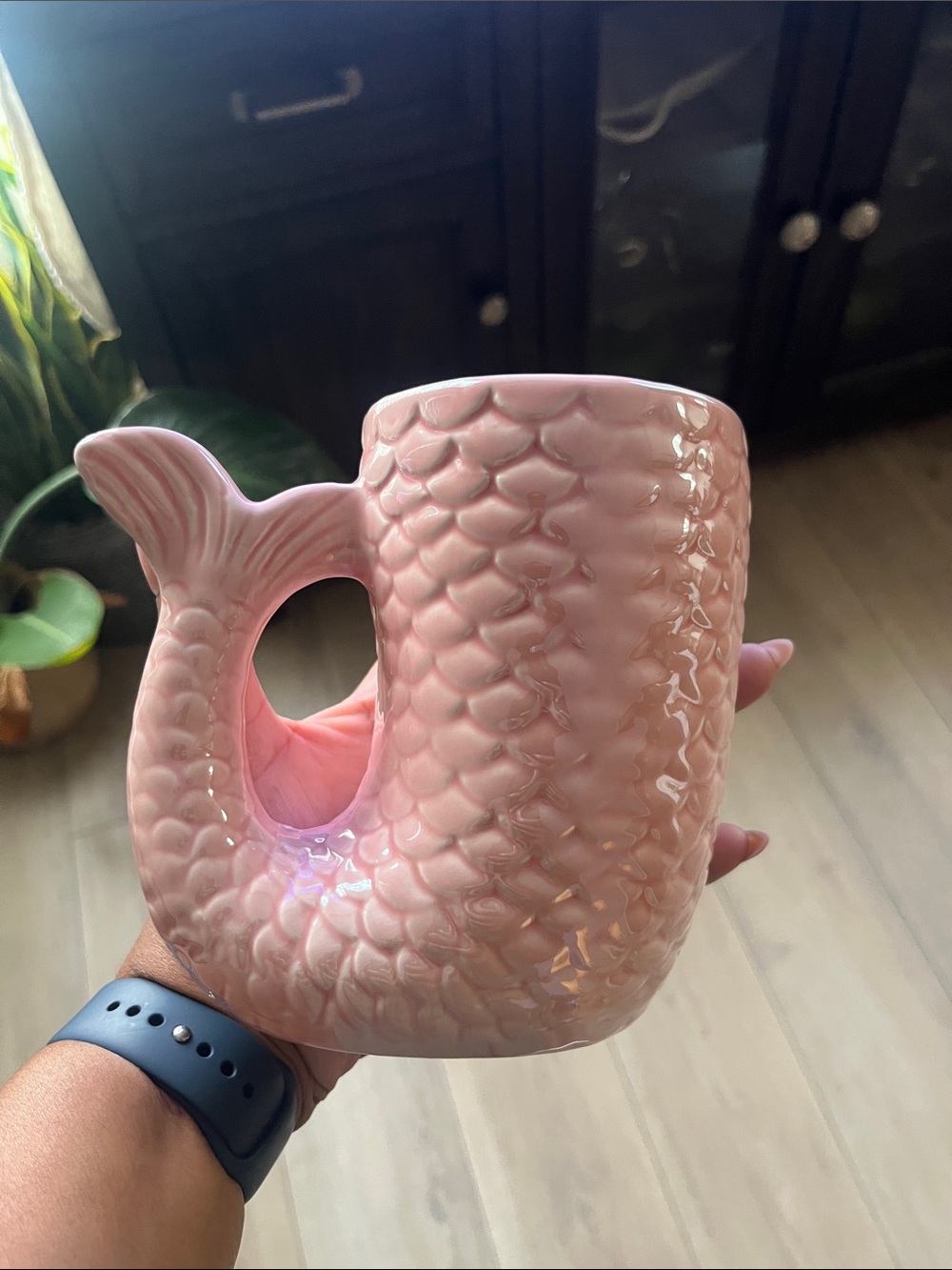 Pink Mermaid Tail Ceramic Mug - Brand Unknown